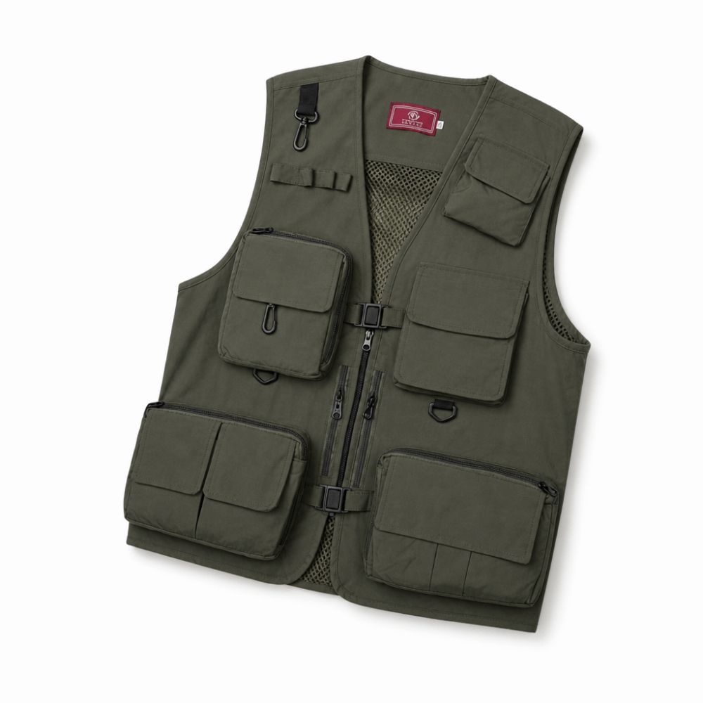 Photography Vest - Chaleco de Pesca Impermeable Informal, Chaleco