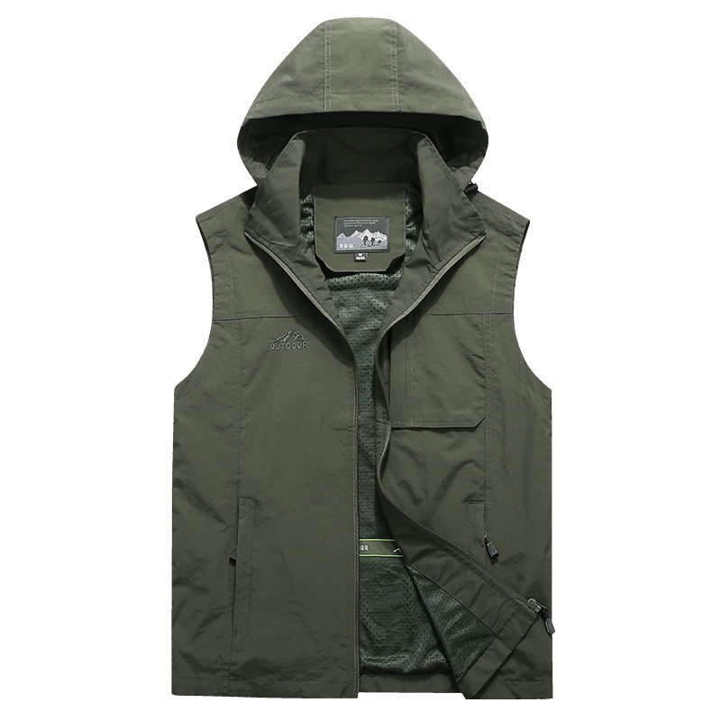 Photography Vest - Chalecos de carga desmontables con capucha