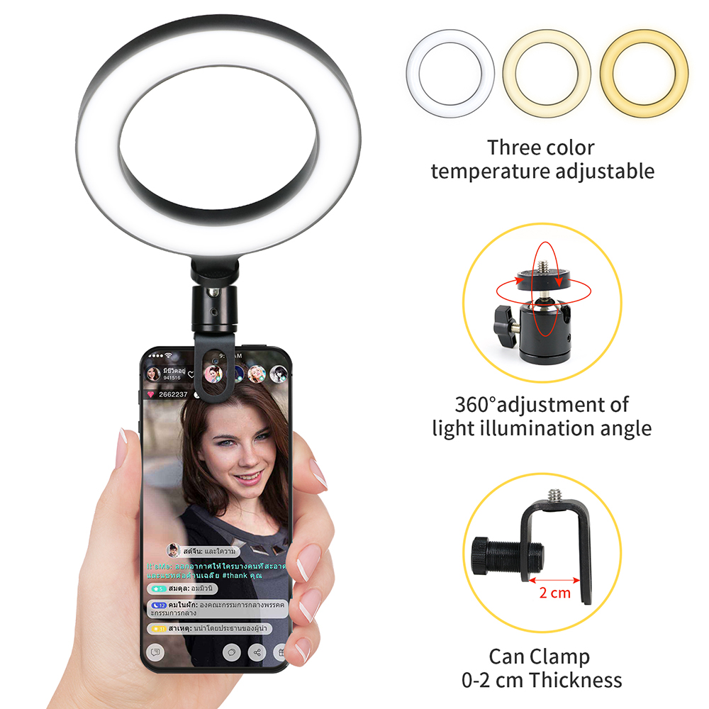 Photography Youtube - Luz LED de video de 16