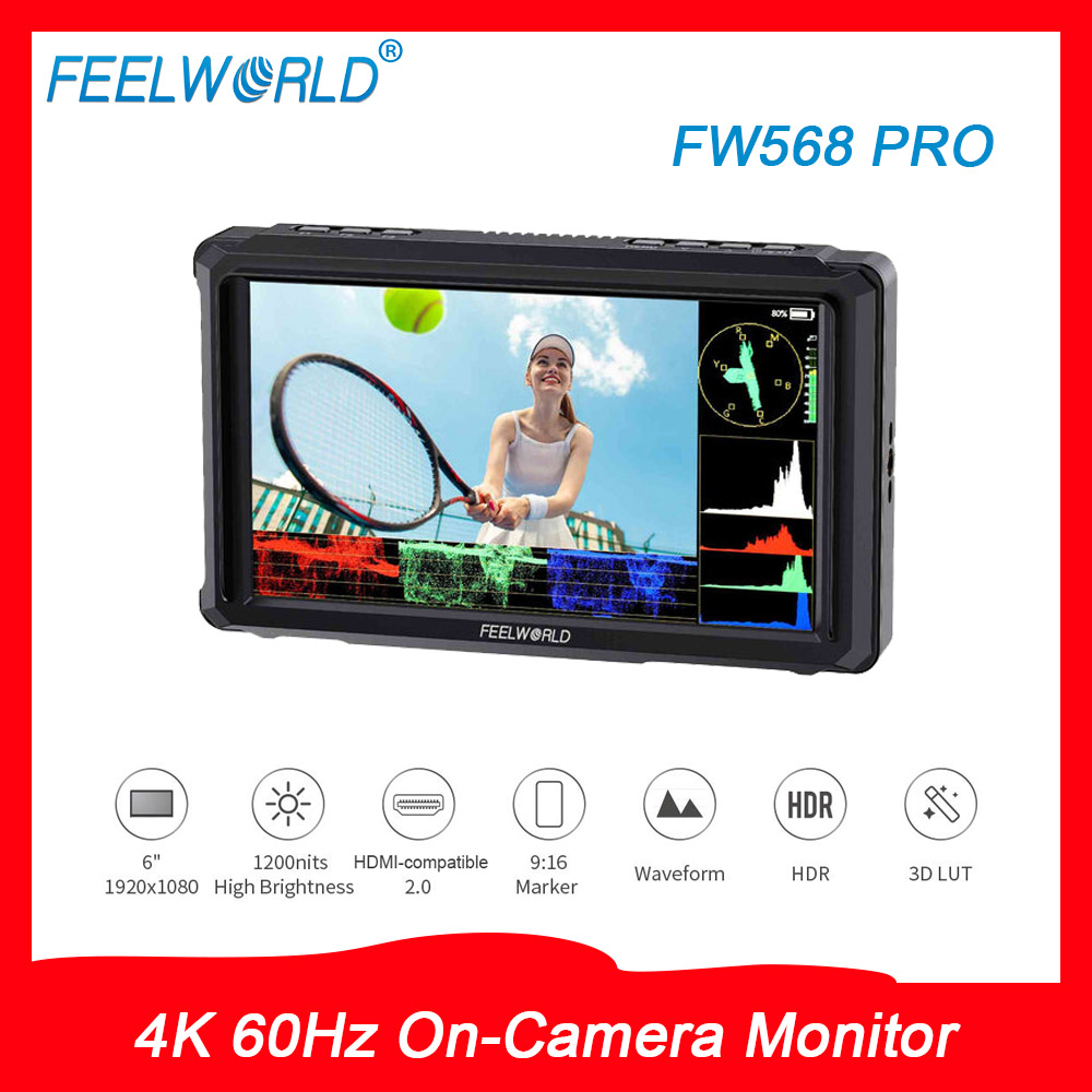 Photography Pro - Monitor de Cámara FEELWORLD FW568 PRO