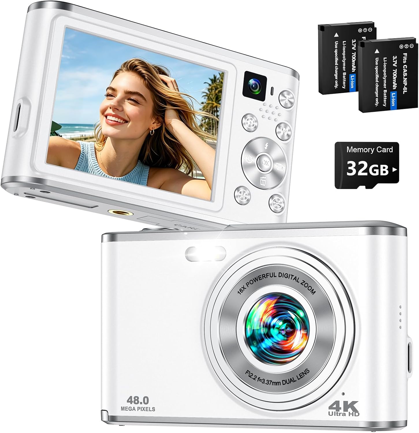 Photography Youtube - Cámara digital 4K para vlogging y