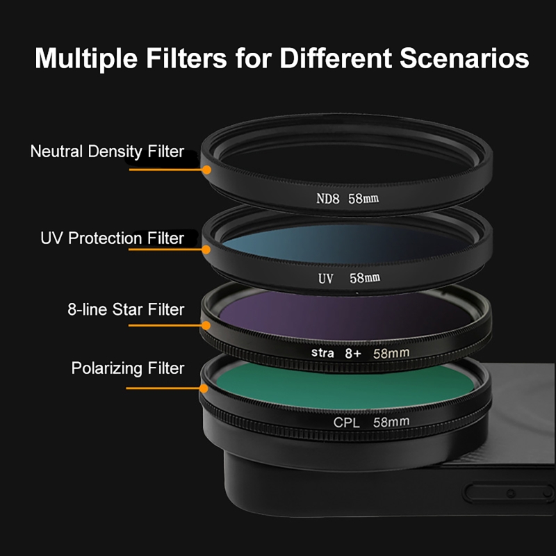 Kit de filtro para teléfono mó - Photography Pro reseña y precio