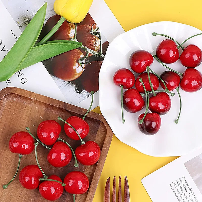 30 Uds. De cereza falsa, adorn - Photography Of Food reseña y precio