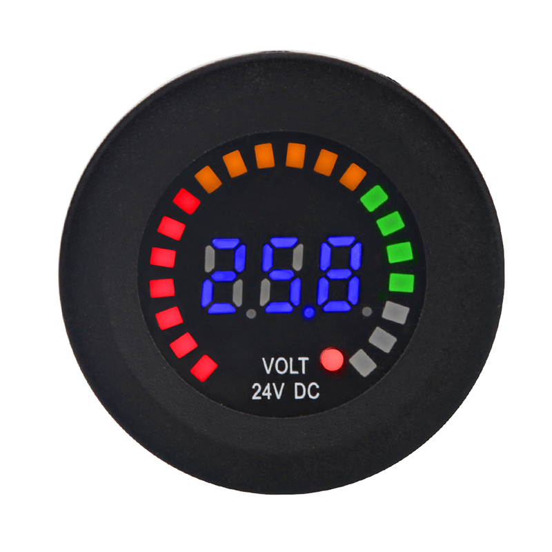 Voltímetro de 24V y 12V CC, pa - Light Meter Incident reseña y precio