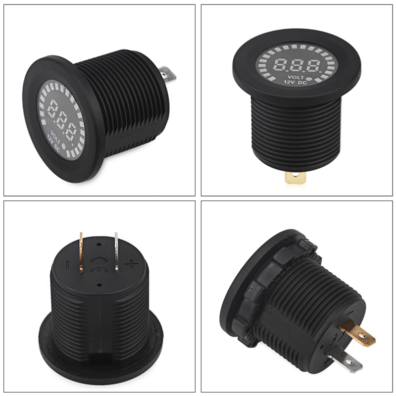 Voltímetro de 24V y 12V CC, pa - Light Meter Incident reseña y precio