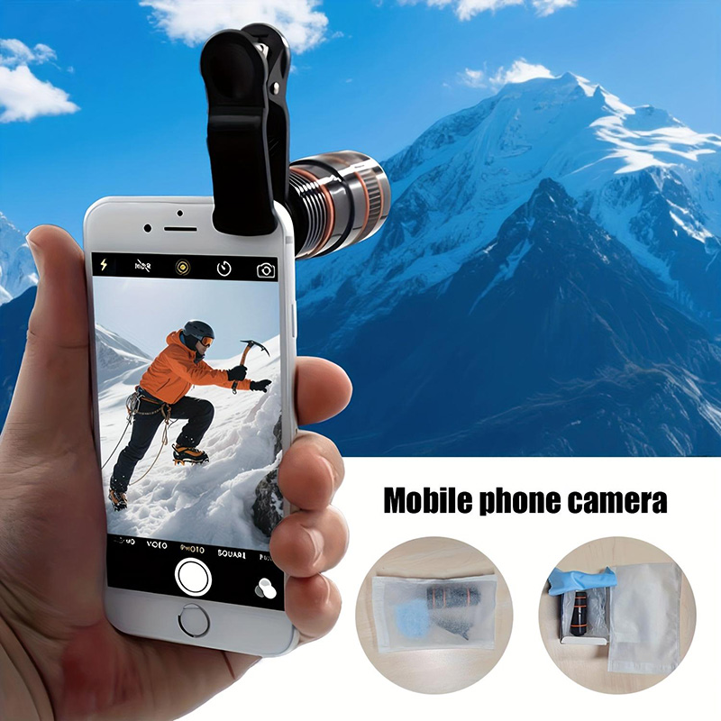 Lente Teleobjetivo HD 8x con C - Photography Trick reseña y precio