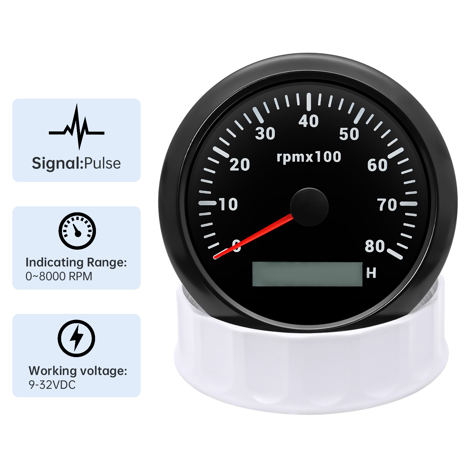 Tacómetro redondo de RPM autom - Light Meter Incident reseña y precio