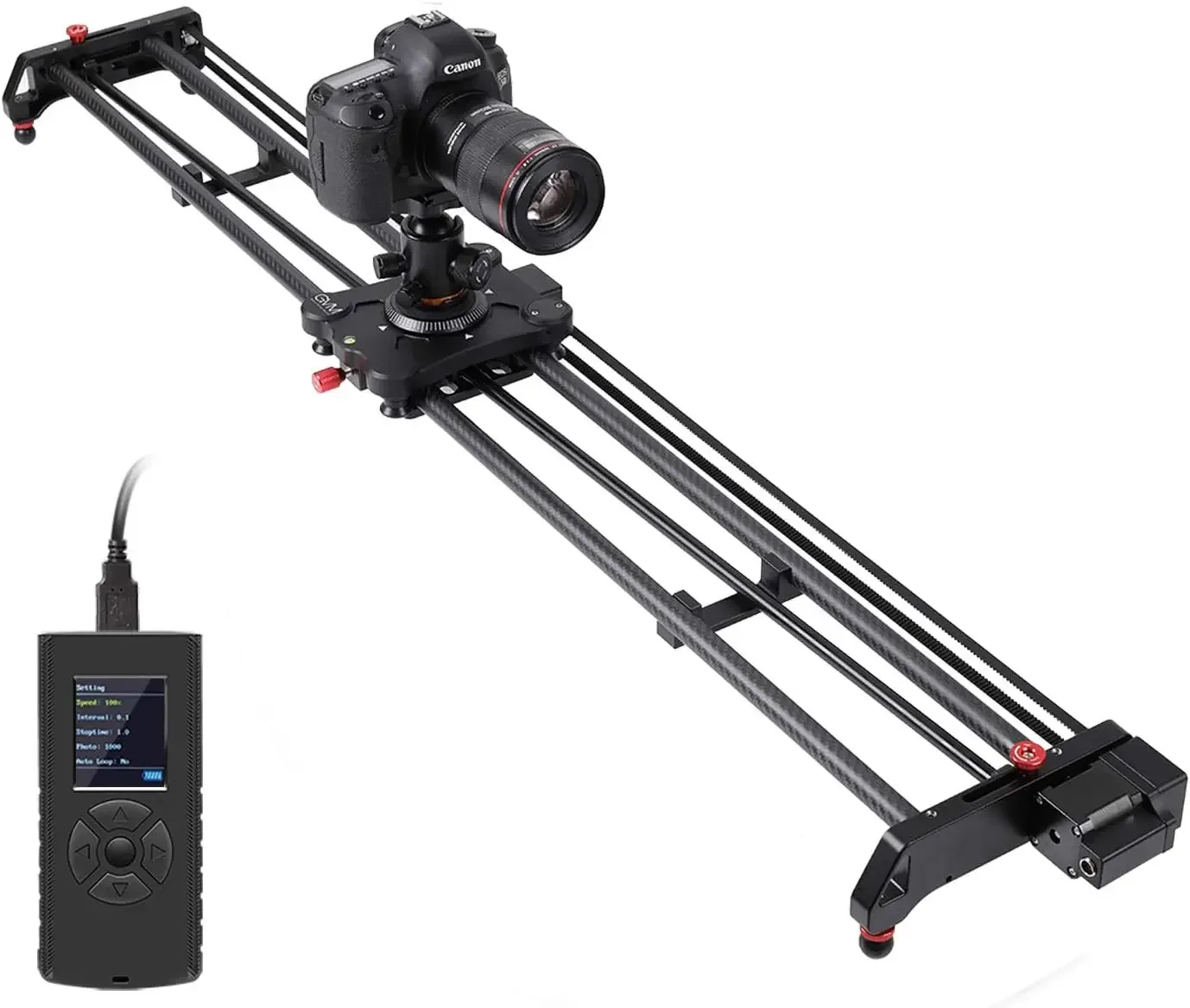 Riel Dolly profesional de fibr - Camera Slider Rail reseña y precio