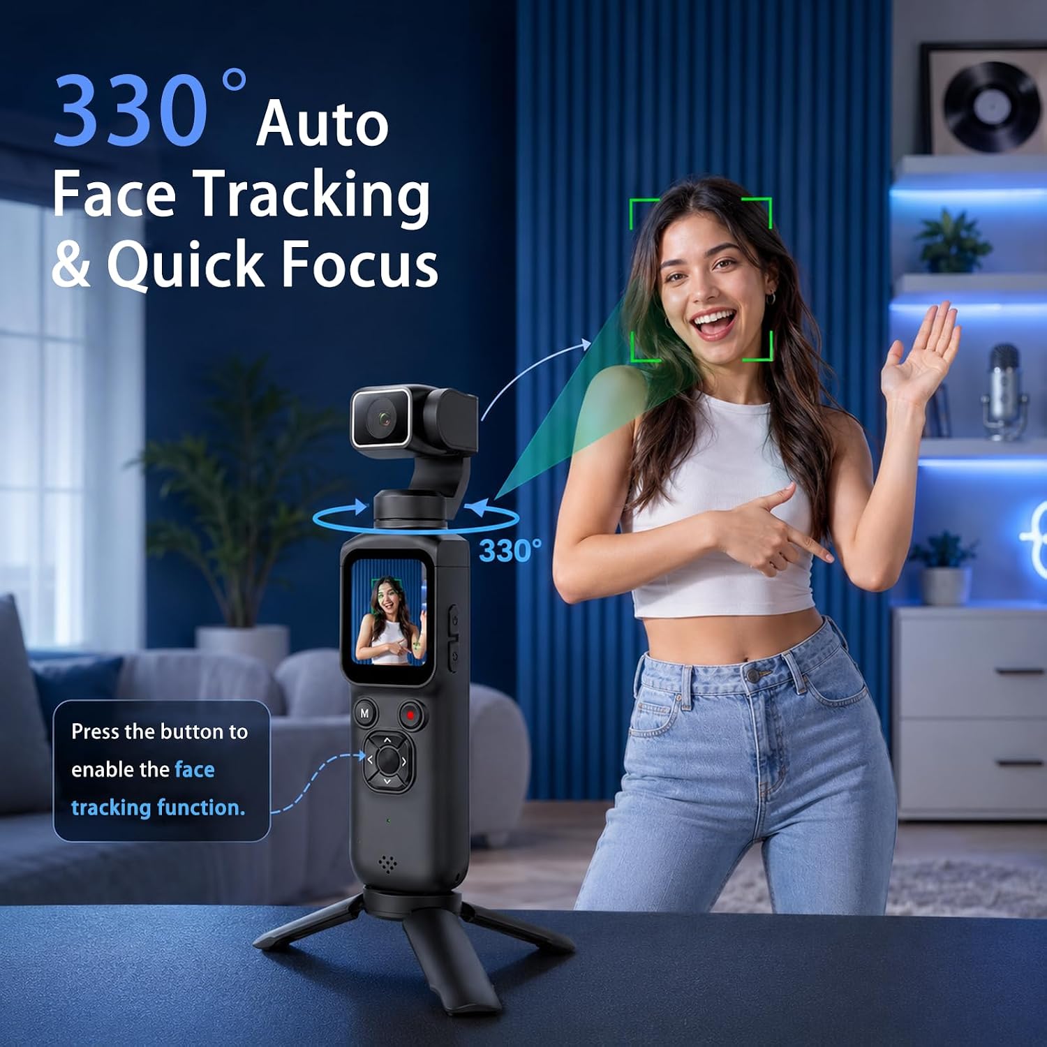 Cámara de Video 4K con Gimbal  - Photography Youtube reseña y precio
