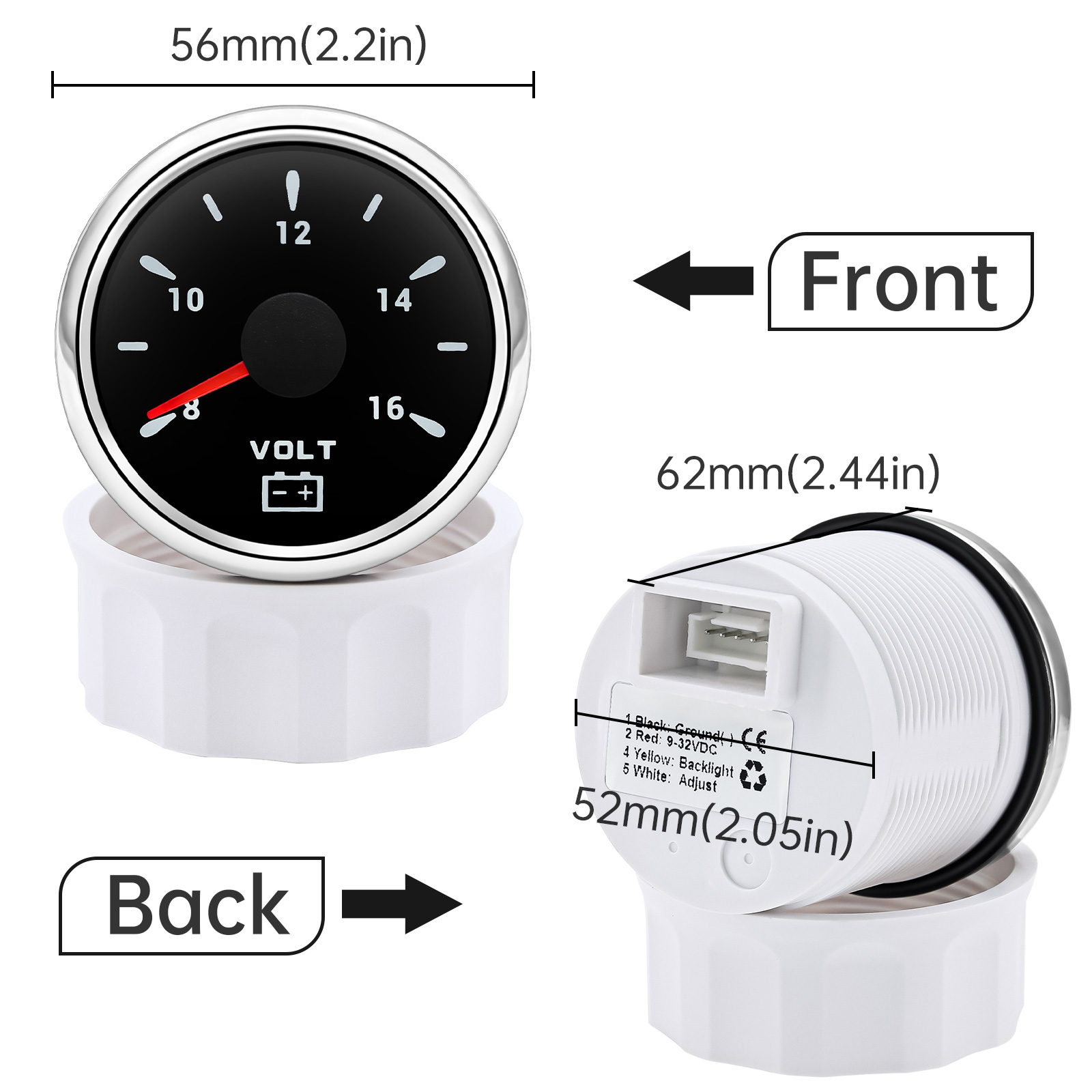 Voltímetro Digital Universal c - Light Meter Incident reseña y precio
