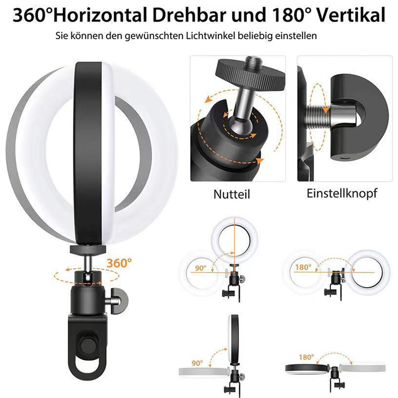Luz LED de video de 16 cm con  - Photography Youtube reseña y precio