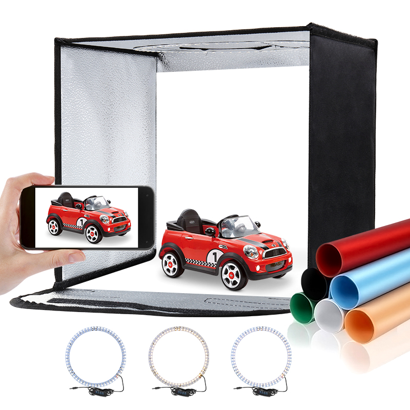 Caja de luz plegable para estu - Photography Angles reseña y precio