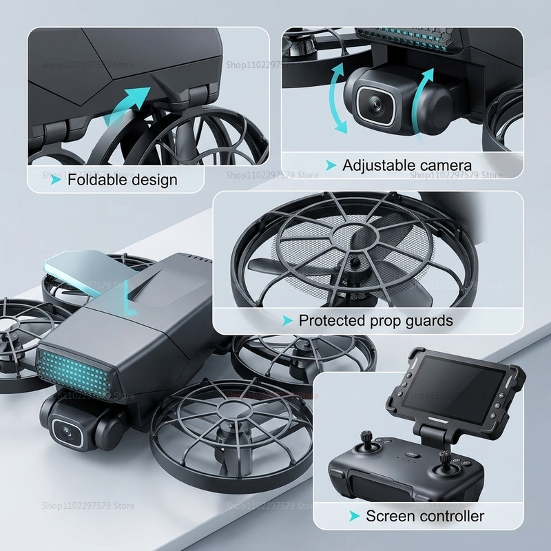 Nuevos Drones M8 GPS 8K Profes - Photography Pro reseña y precio