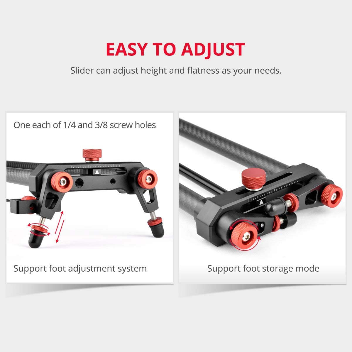 Deslizador de cámara eléctrico - Camera Slider Rail reseña y precio