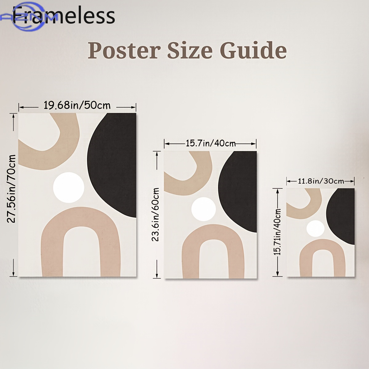 3 piezas de arte en lienzo con - Photography Geometry reseña y precio