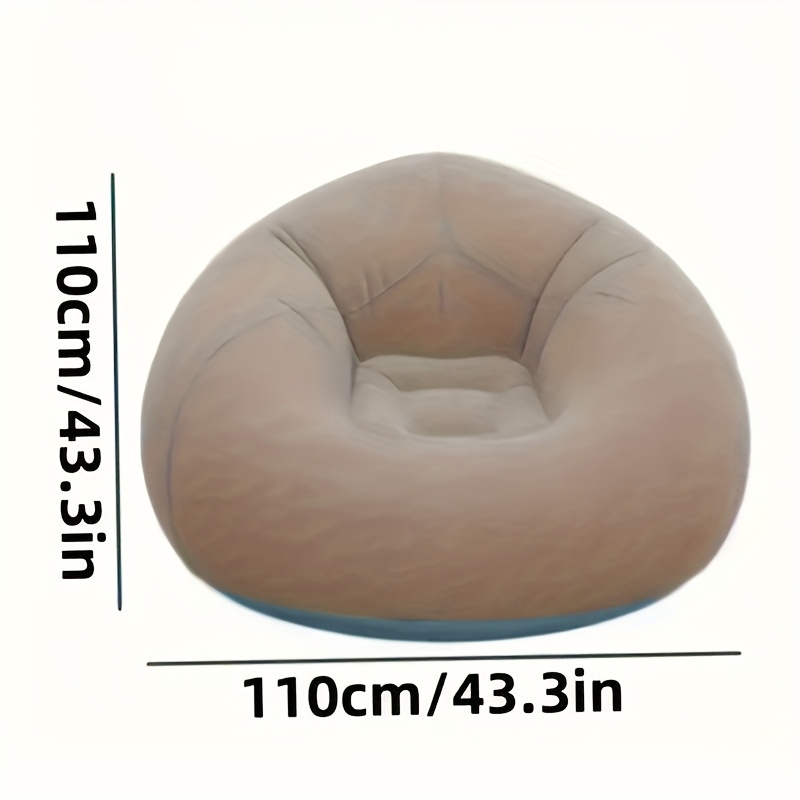Sofá inflable flocado de PVC,  - Photography Zone reseña y precio